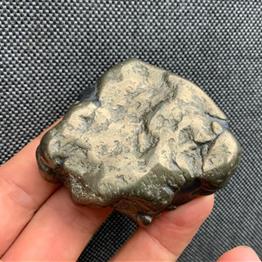 Iron Pyrite 'Fools Gold' & Magnetite Polished Mineral Slice Specimen, Madagascar Fossils4sale Stone.treasures