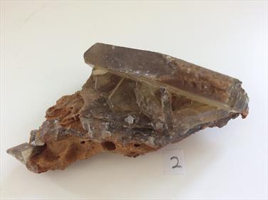 Tabular Baryte Crystal cluster 2. from Peru.Overall 7cms x 5cms 87gms Stone Treasures Fossils4sale