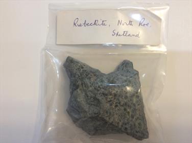 Riebeckite mineral North Roe Shetland 6.5cm x 6cm 25gms Stone Treasures Fossils4sale