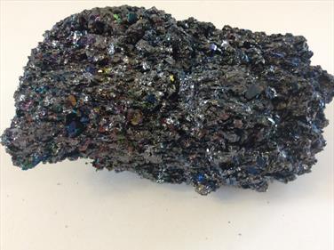 Silicon Carbide Rare Specimen SiC Carborundum Mineral - 12x6.5cm, 460g. Stone Treasures Fossils4sale